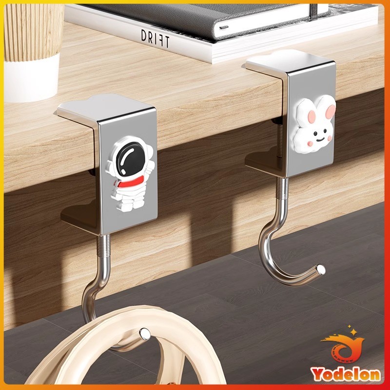 YOD Portable Metal Hook Table Hook Multifunction Hooks with Cartoon ...