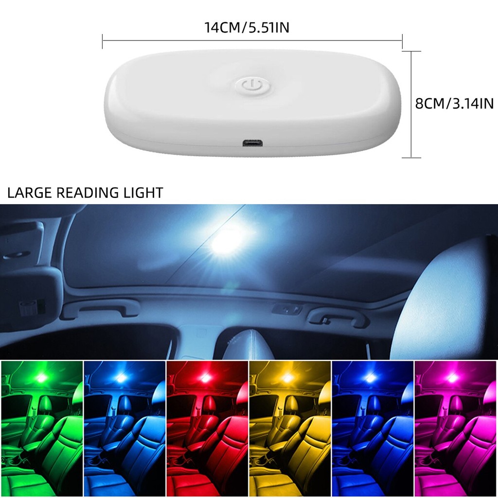 1PCS LED Touch Light Mini Wireless RGB Atmosphere Light USB Charging ...