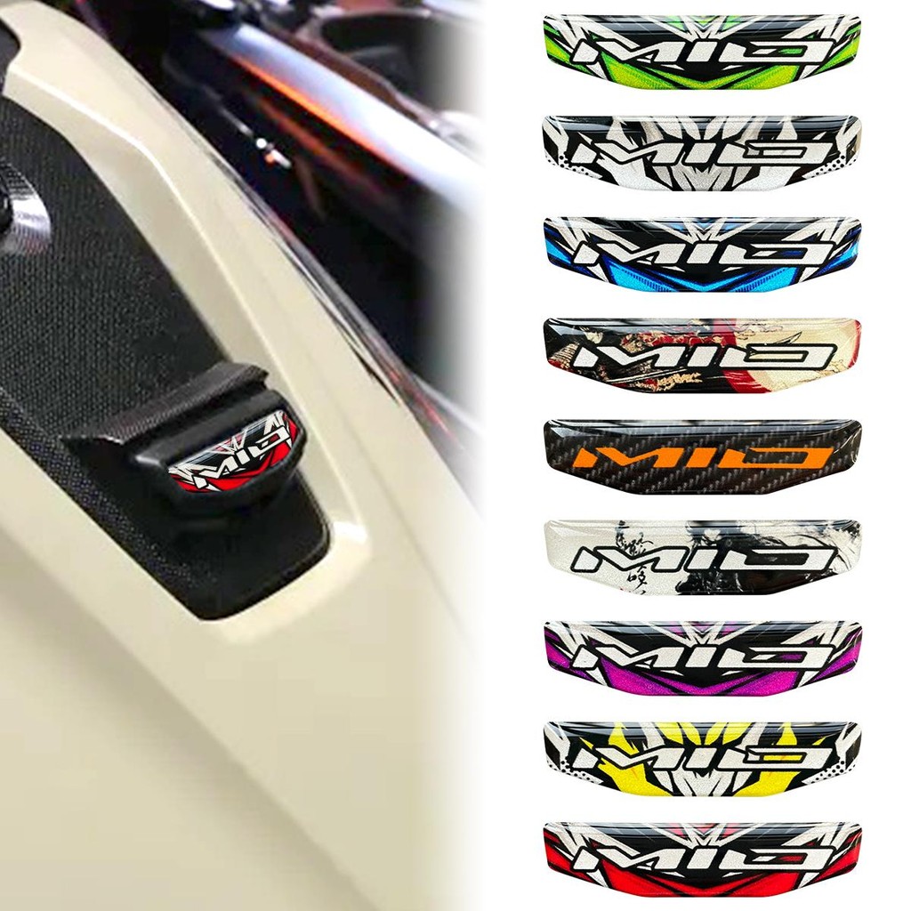 1 Pcs/3D YAMAHA MIO Drop Adhesive Soft Sticker Reflective Accessories ...