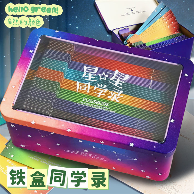 Graduation Season Classmates Recording school Yearbook 2025 Iron Box ...