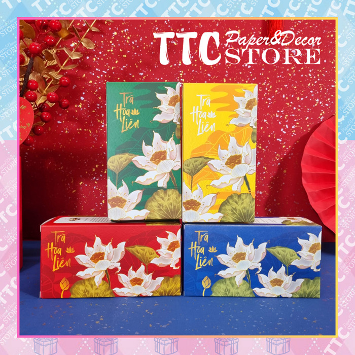 Lotus Pattern Tea Box, Day Gift Basket Decoration CNY | Shopee Philippines