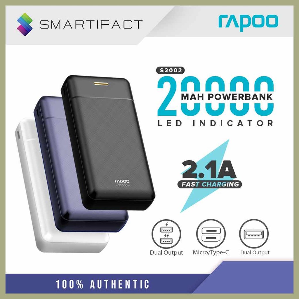 Rapoor,S2002`ok>20000mAh]u.Powerbank#C.Dual#C/USB$E/High-capacity$a ...