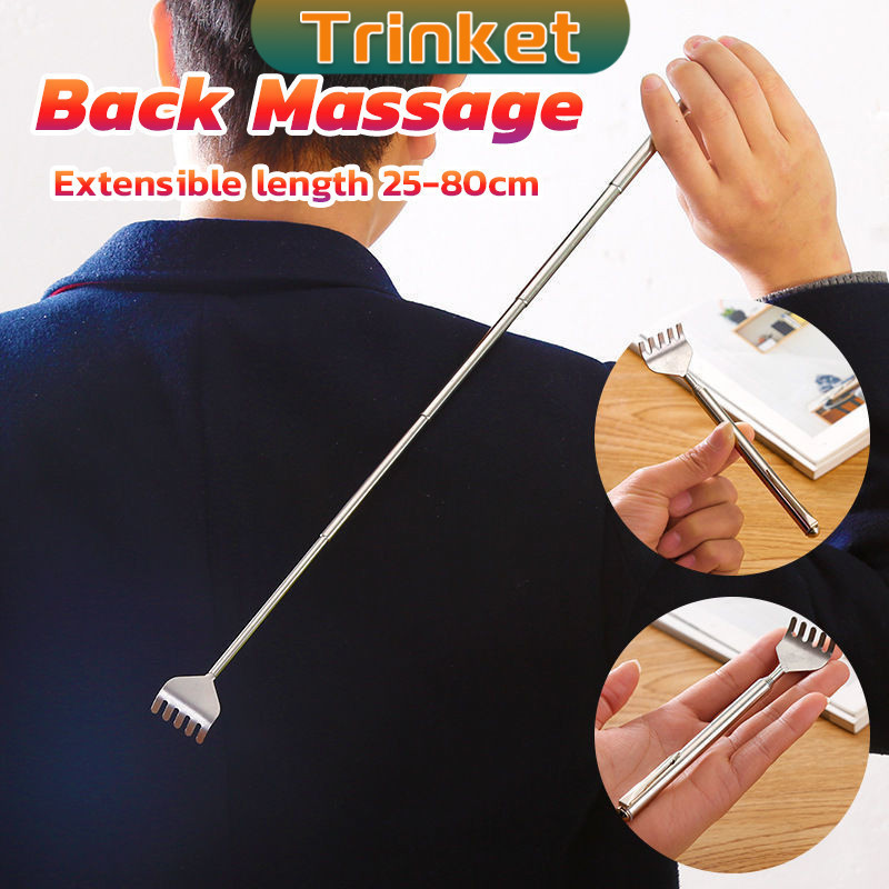Back Massage Tools Scratcher Stainless Steel Telescopic Scratcher ...