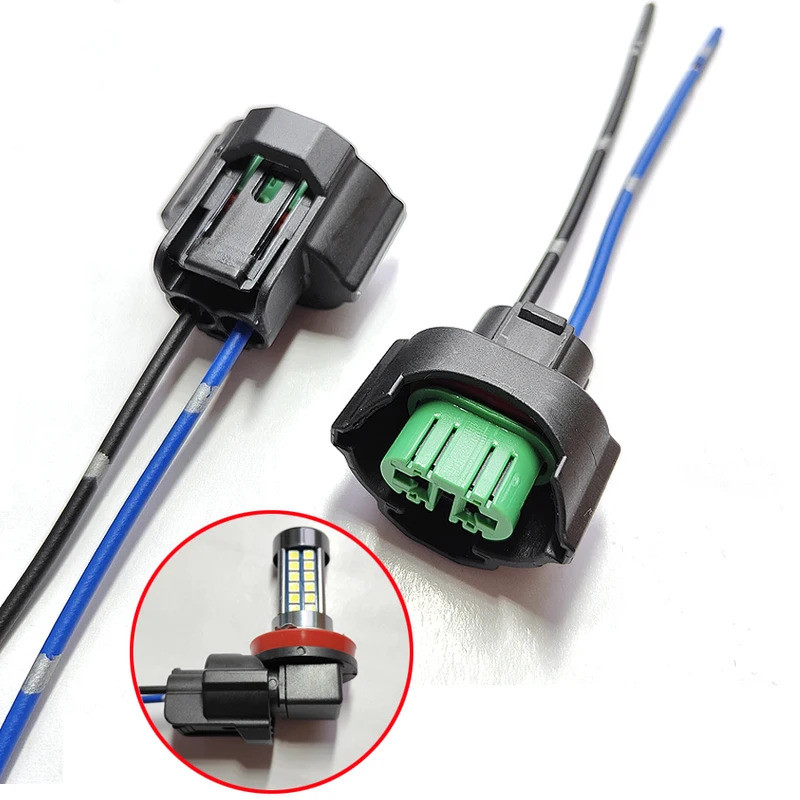 2Pcs Original H8 H11 Socket Connector Female Plug Base Adapter ...