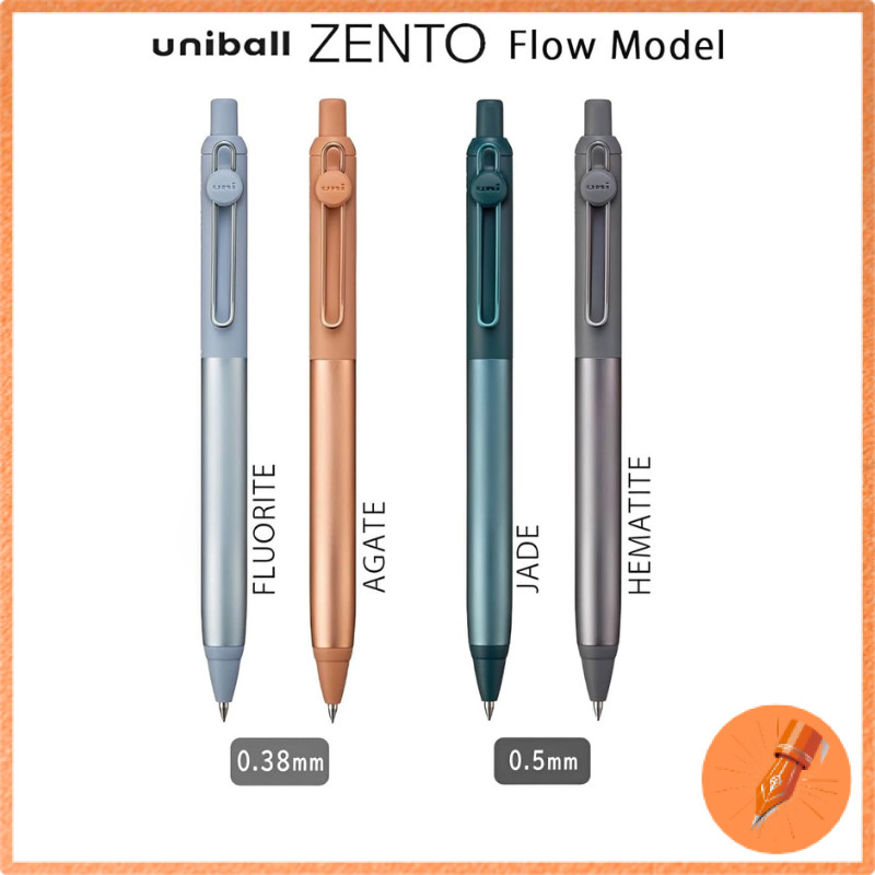 Uni-Ball ZENTO Flow Model Water-based Ballpoint Pen | Shopee Philippines