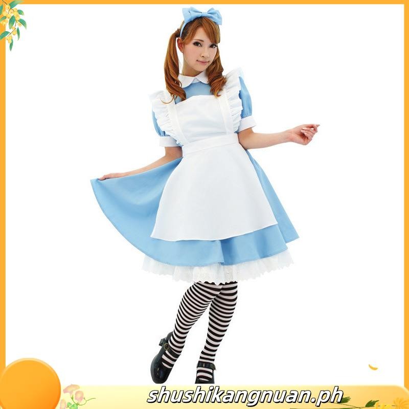 Alice In Wonderland Costume Lolita Dress Maid Cosplay Women Maid Lolita ...