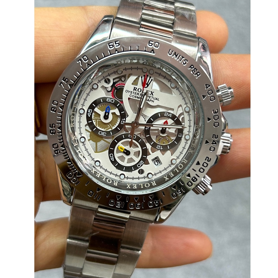 R ROLEX ROLEX Three Eyes Six Hands Stainless Steel Case Stainless Steel ...