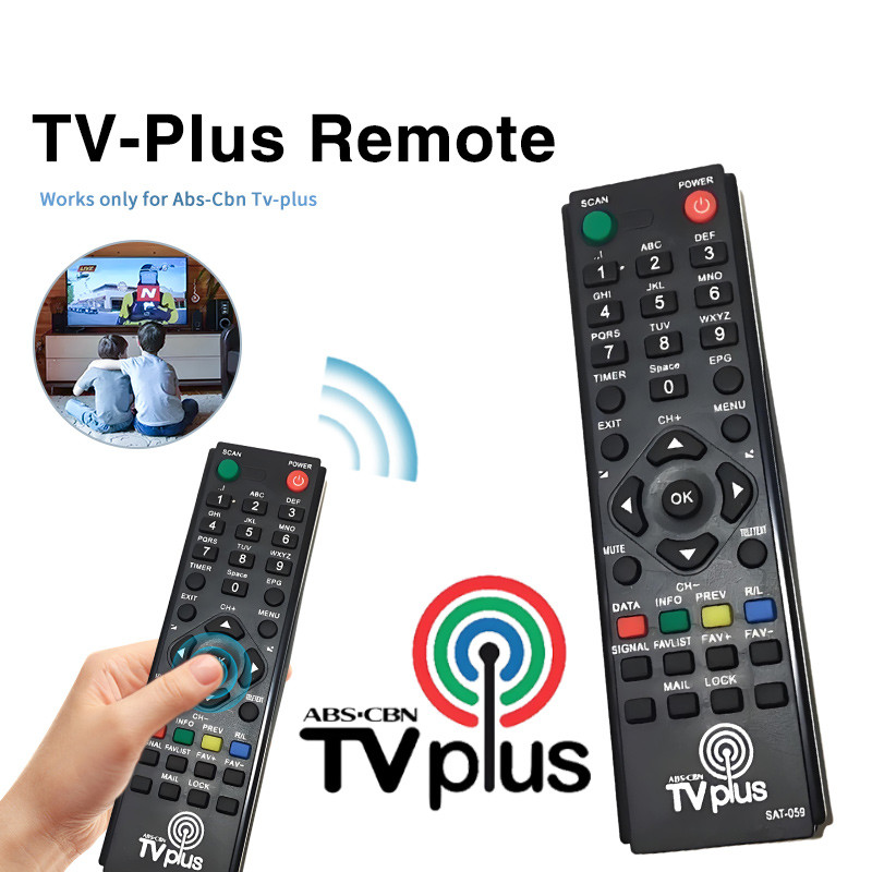 Multi-function ABS-CBN Tv-Plus Remote Control | Shopee Philippines