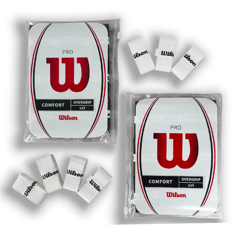 15PCS Wilson Tennis Racket Overgrip Sweat Band Absorption Grip PU ...