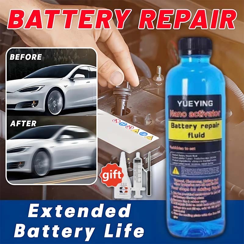 Battery repair fluid 500ml Used in motorcycles and cars Battery Life ...