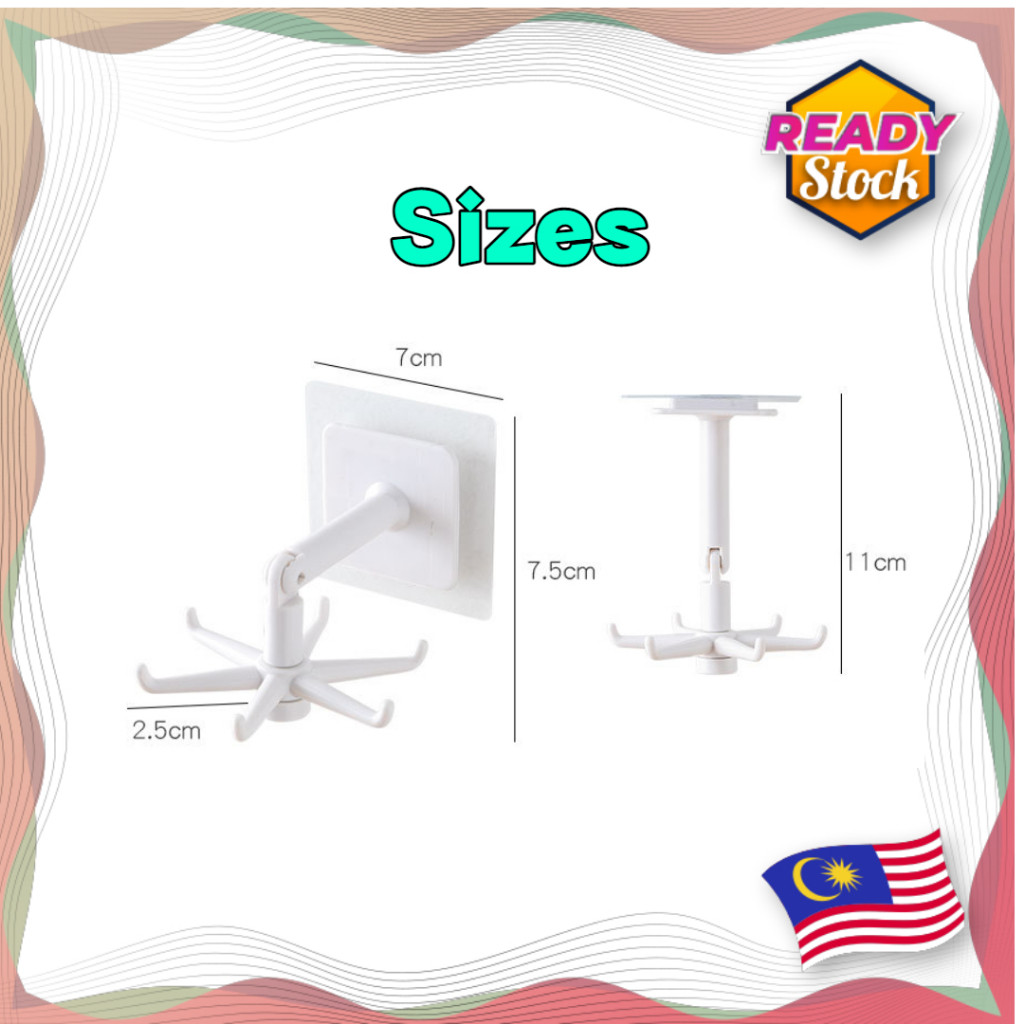 Heavy duty 360 Degree Rotation Hook / Kitchen Hook / Cooking Utensil ...