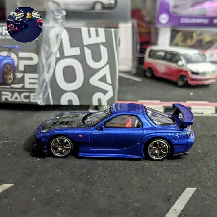 HJ99 Diecast Poprace Pop Race Mazda RX7 RX 7 RE Amamiya Blue | Shopee ...