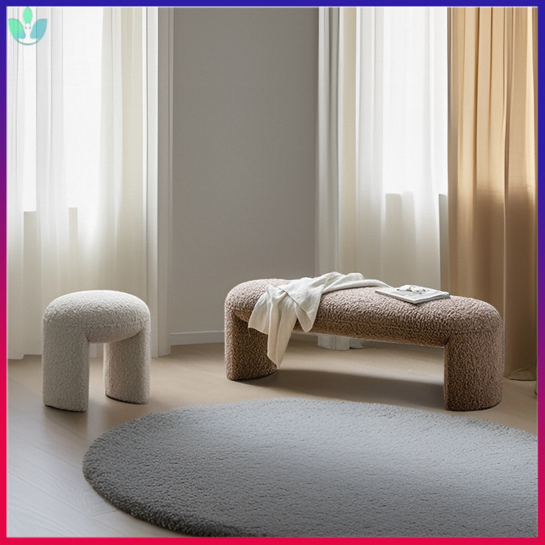 Nordic Sofa Stool Modern Light Luxury Home Living Room Bedroom Simple ...