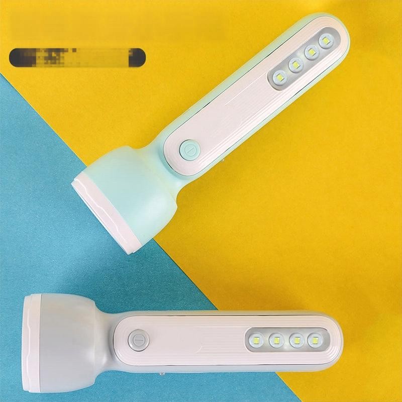 handheld strong light mini flashlight: compact led torch with solar usb ...