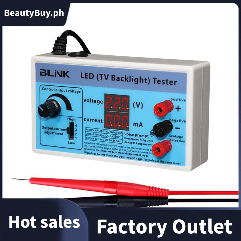 TV Backlight Tester Meter 0-230V Output Multipurpose LED Lamp Strip ...