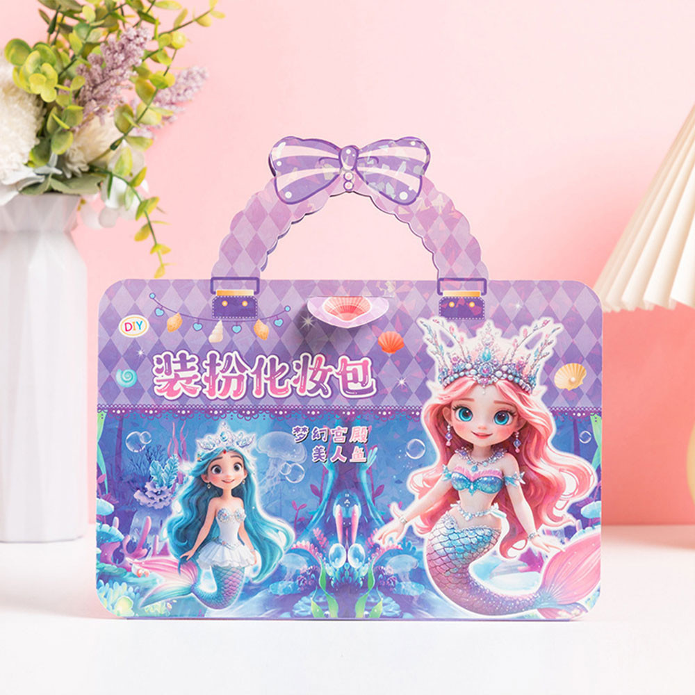 Children's portable dress-up makeup bag Princess Elsa DIY ...