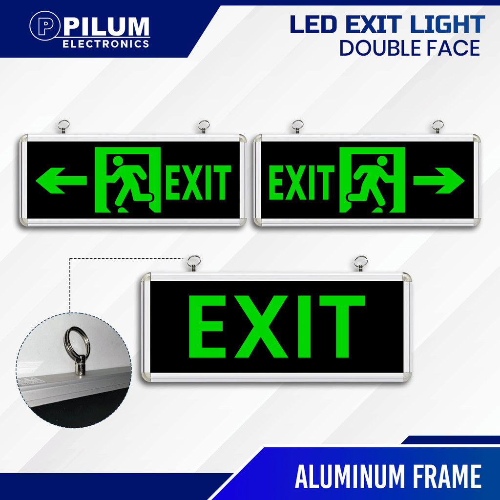 High Quality EXIT Light Signage LED Light Emergency EXIT / Double Face ...