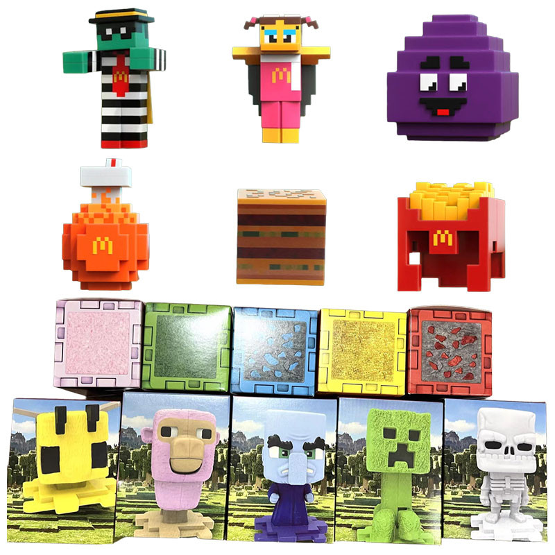 2025 McDonald’s Minecraft Movie Happy Meal Toys Set Shopee Philippines