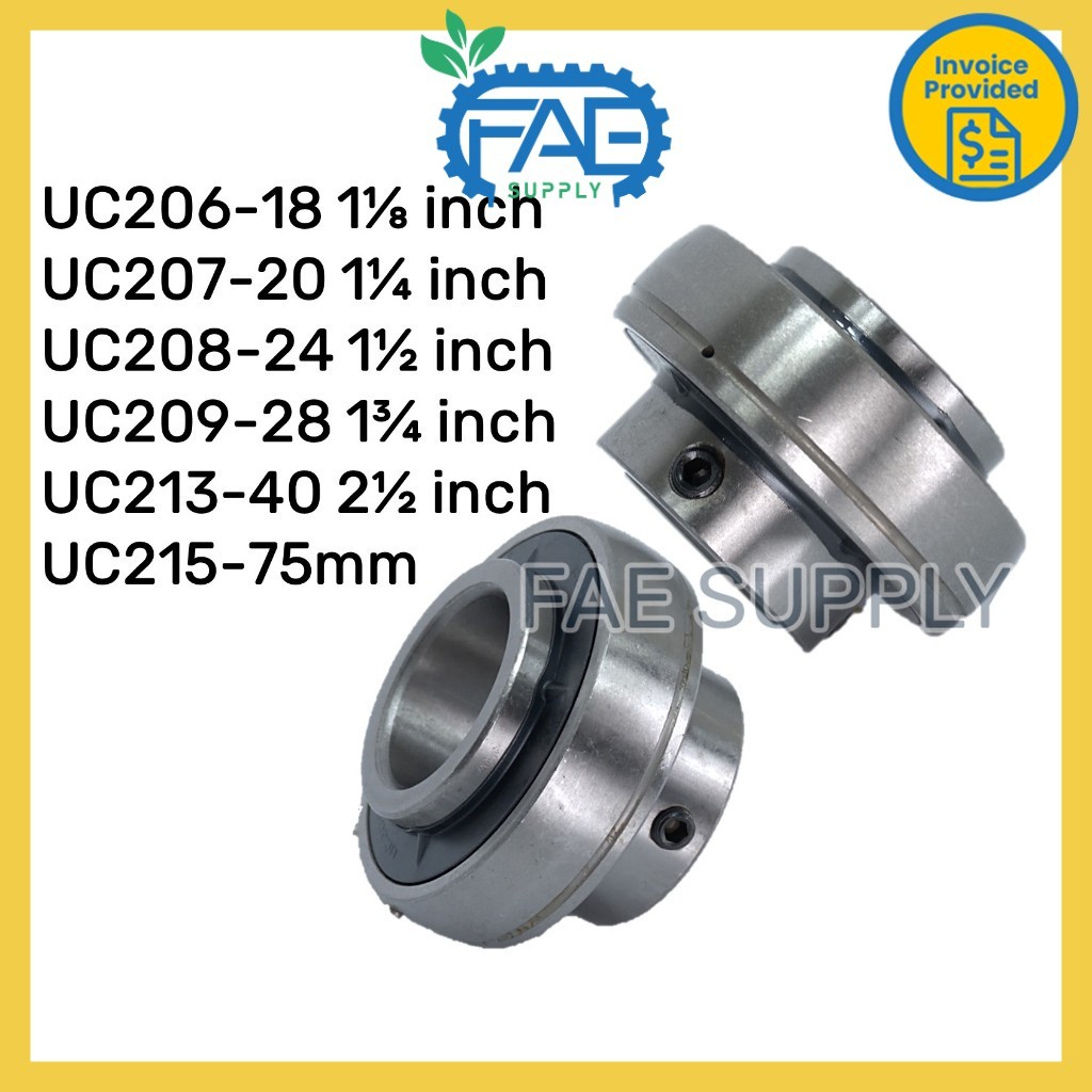 Plummer Block Bearing Insert (UC207) - Sparex Part S.27259