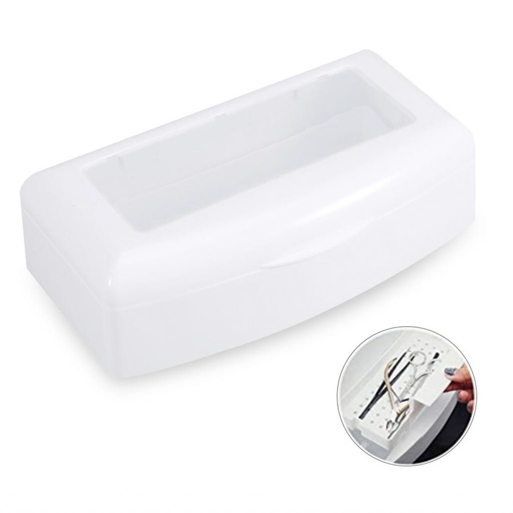 Nail Tools Tray Sterilization Box Disinfection Container Manicure ABE ...