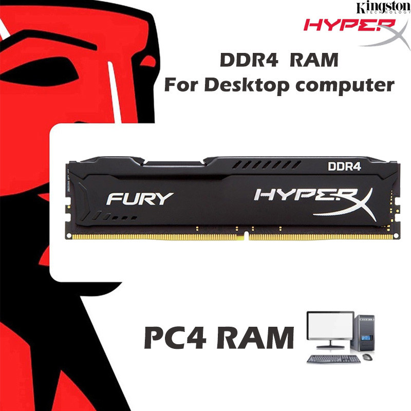 Desktop RAM DDR4 8GB 16GB 2133/2400Mhz/2666/3200Mhz DIMM Hyperx Game ...