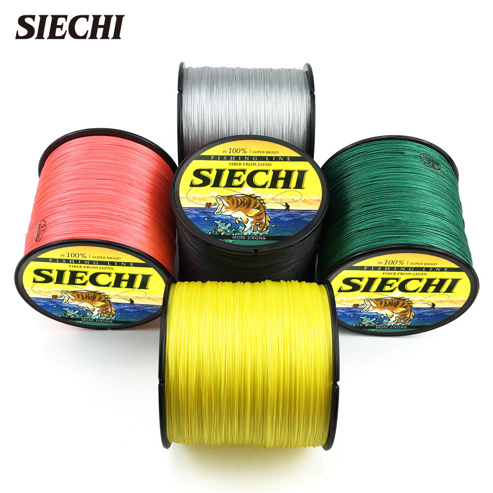 SIECHI 4 Strands 300M Braided PE Fishing Fishing Line Multfilament ...
