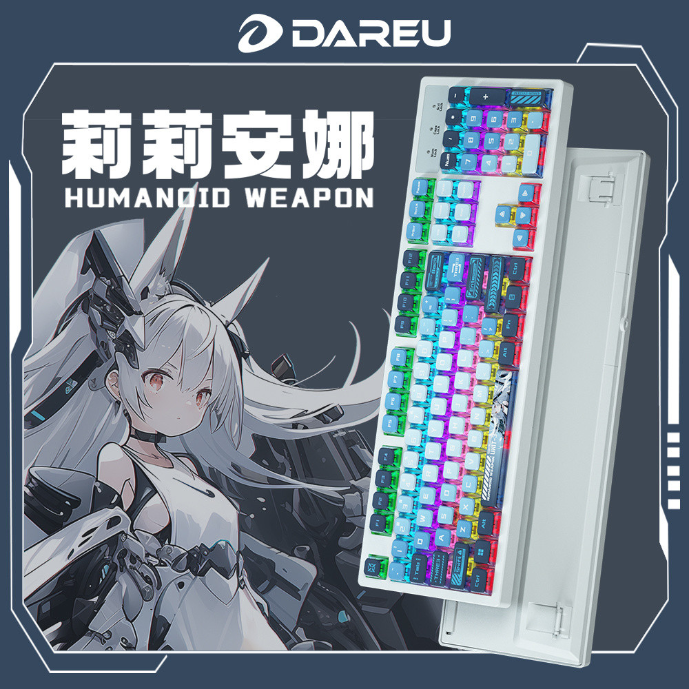 Dearyou EK839Liliana Edition Wired Anime Custom Mechanical Keyboard for ...
