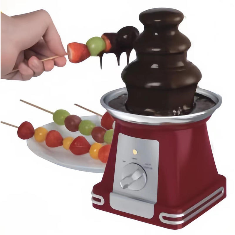 Stainless Steel Three Layer Chocolate Fountain Machine Tower Waterfall ...
