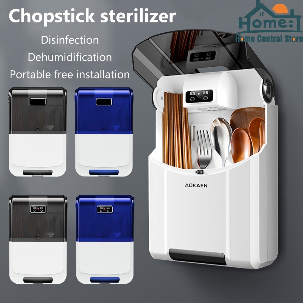 UV Chopstick Disinfection Cabinet Kitchen Wall-mounted USB Smart ...