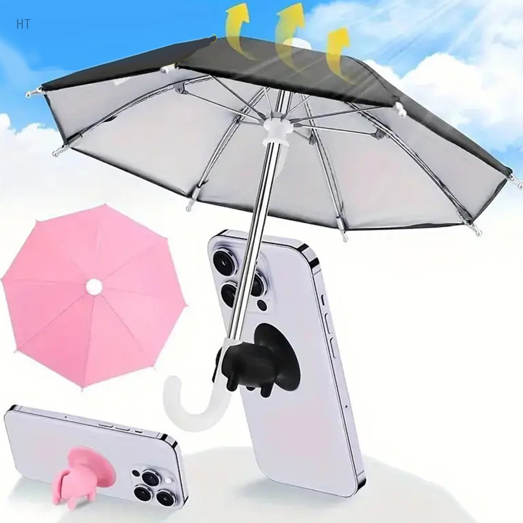 Universal Portable Mini Phone Umbrella Stand Outdoor Sun Phone Umbrella
