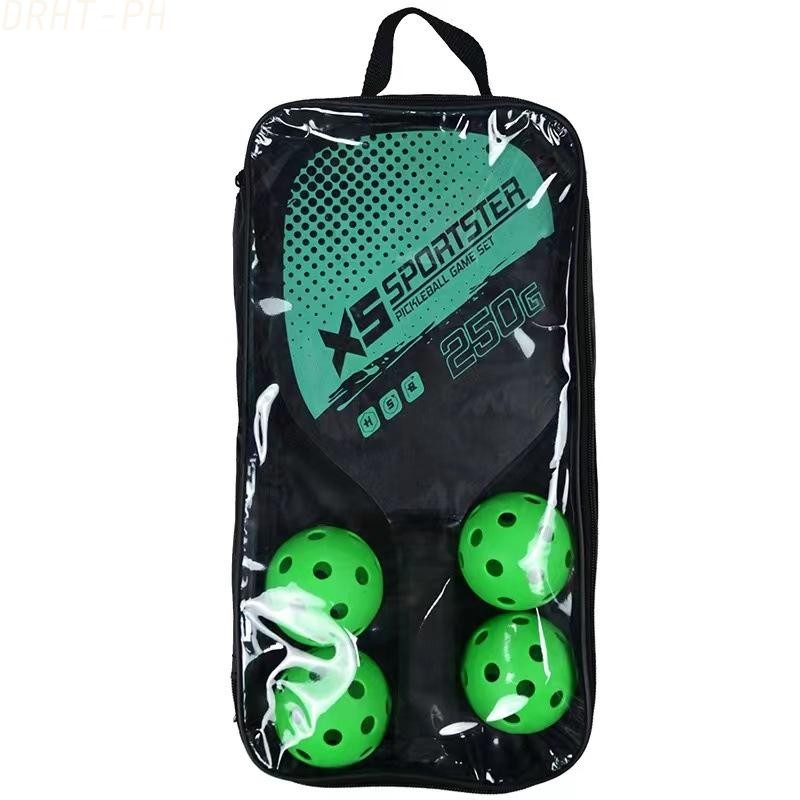 Lively Green Color Pickleball Racket Set Features Two Durable Paddles ...