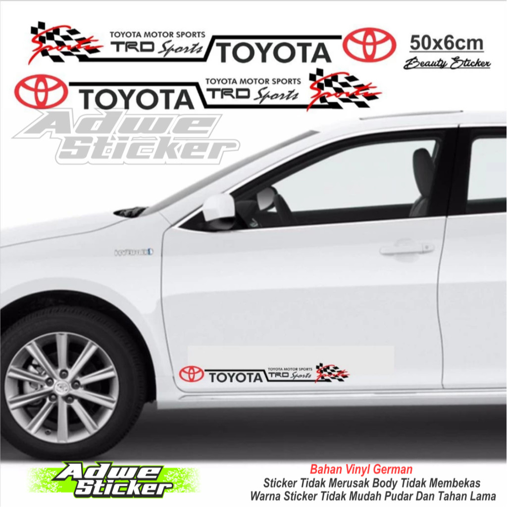 Toyota racing development sticker toyota car sticker | Shopee Philippines