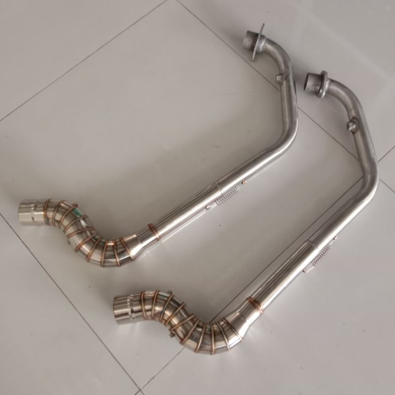 Open pipe High mount pipe big elbow Rs150 Raider 150 carb Raider 150 fi ...