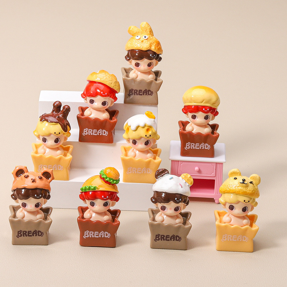9PCS DIMOO Bread Box Resin Charms for DIY (Z-4)(8 designs) | Shopee ...