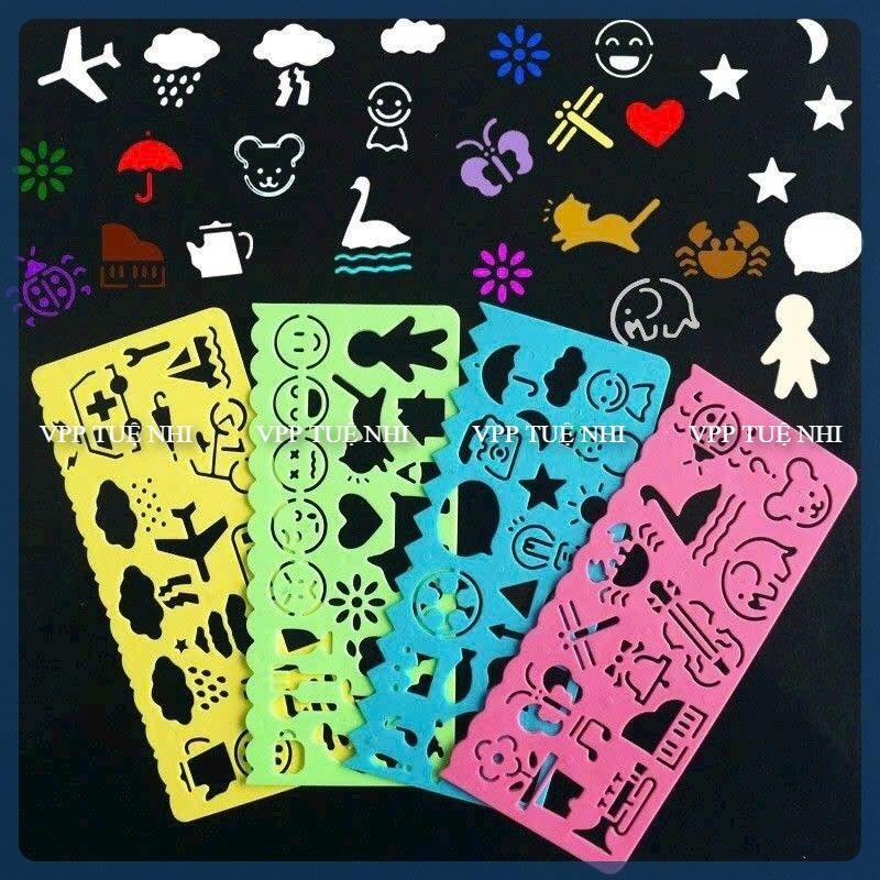 Model Ruler for Children to Practice Drawing, Drawing Ruler with Many ...