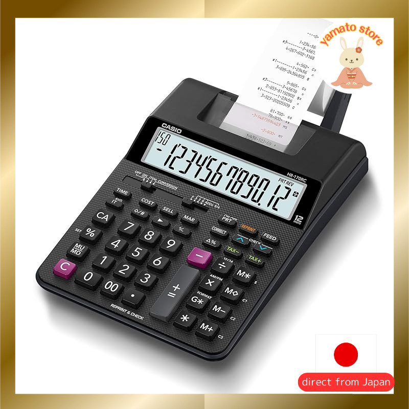 Casio 12-digit Printer Calculator - Handy & Desktop Models | Shopee ...