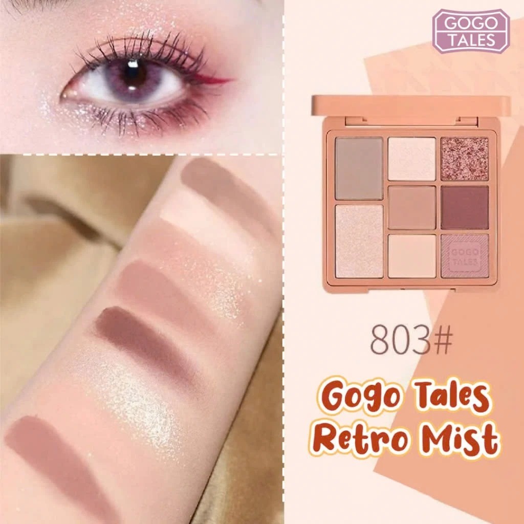 Gogo Tales retro mist 8-panel eyeshadow palette MoNiCa_Official ...