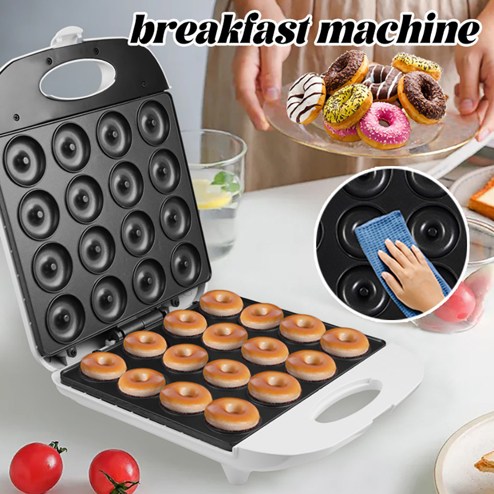 16/12Hole Mini Pastry machine Sandwich, Waffle, Donut Maker, Griller ...