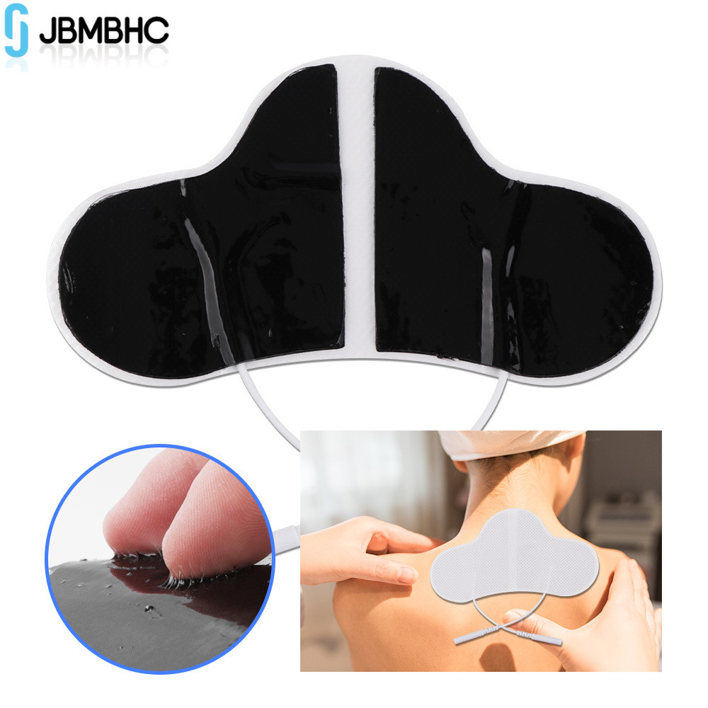 JBMBHC Electrode Pads /Replacement Patches 2mm Pin Fisioterapi Gel ...