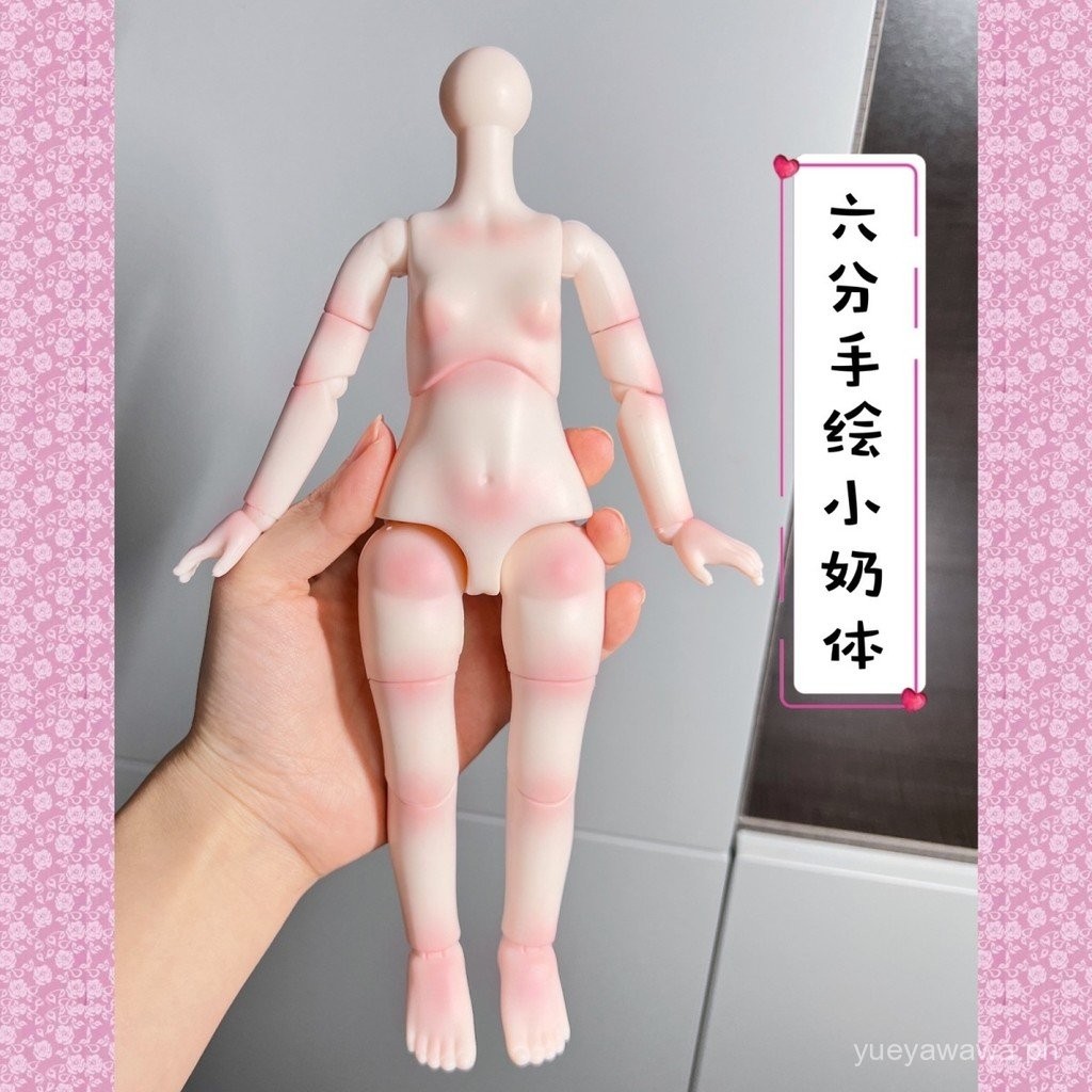 Pure Hand Drawing Points Bjd Naked Baby Makeup Body Six Points Mjd Naked Baby Joint Body