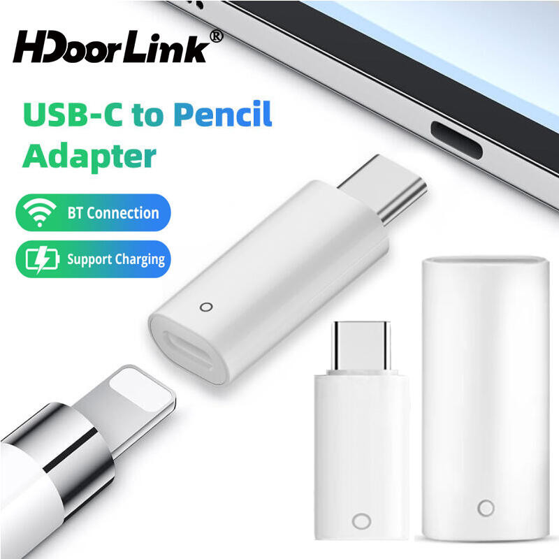 HdoorLink Charging Adapter For Pencil 1st and Pad 10th Connector USB-C ...