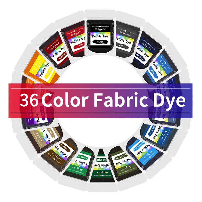 36 Color Fabric Dye Tie Dye Color Powder | Shopee Philippines