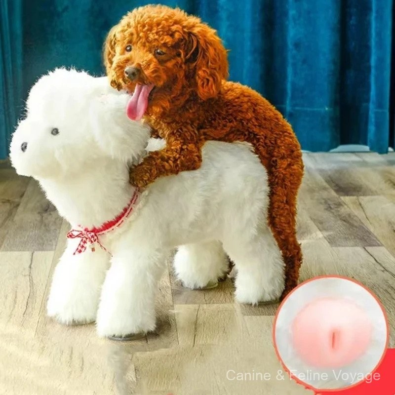 Dog Mating Toy Silicone Simulation Male Pet Estrus Vent Toys Interactive  Partner Dummy Funny Vent for Small Dogs Anxiety Relief