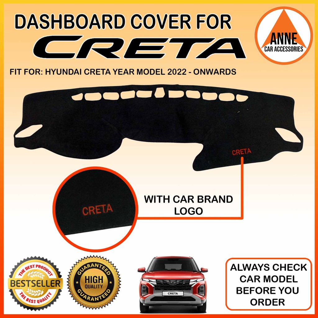 Dashboard Cover Hyundai Creta / Hyundai Custin 2023 - ONWARDS Dash Mat ...