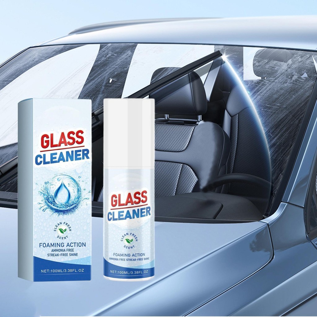 Car Window Cleaner Household Mirror Cleaning 100ml Long Lasting Glass ...