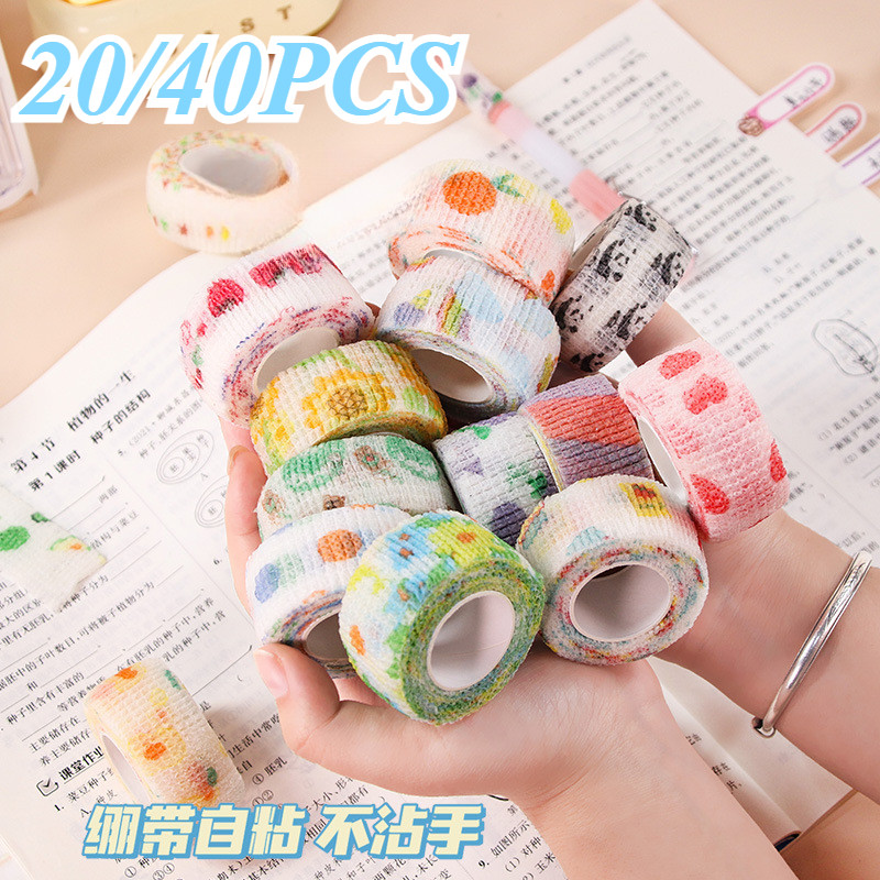 20/40Pcs Finger Protection Tape for Writing Cute Self-adhesive Bandage ...