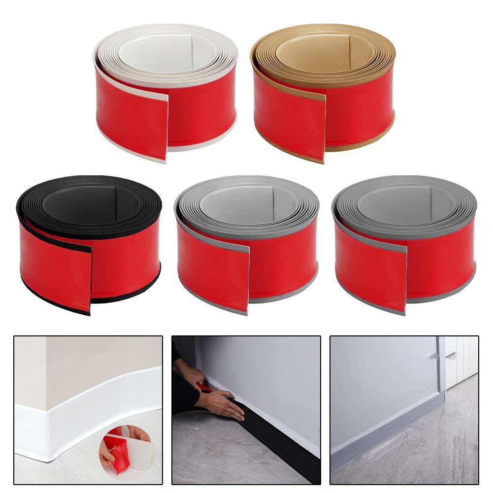 Diverse Applications of the 5m Adjustable Flexible PVC Baseboard Trims ...