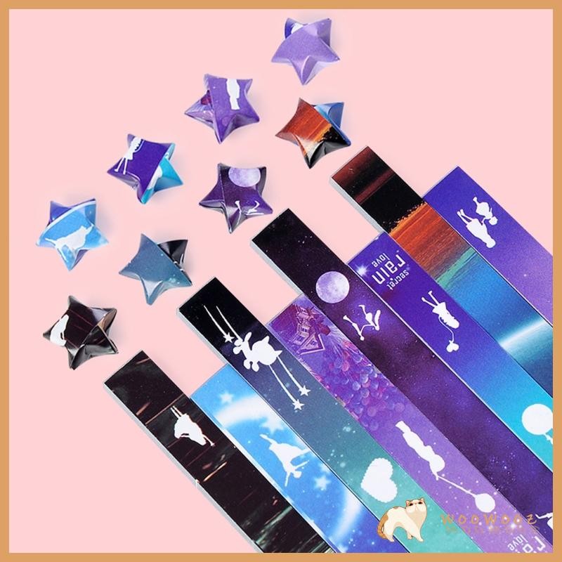 Woow 540 Pieces Pack Origami Star Paper Strips Diy Birthday Pressure