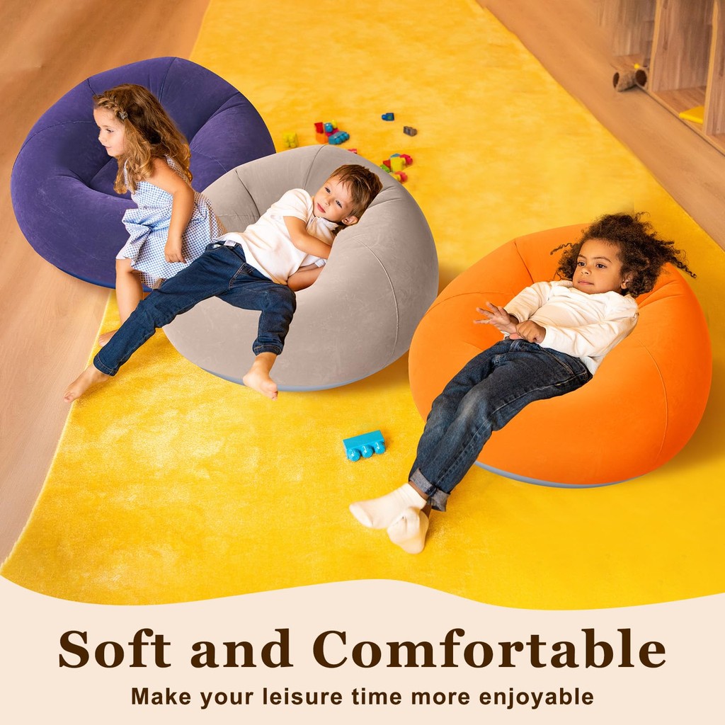 Inflatable beanbag chair Inflatable camping chair inflatable lazy couch ...