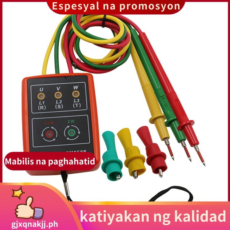 Three Phase Rotation Indicator Meter 60V-600V AC Indicator Meter Phase ...